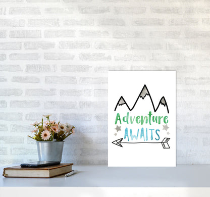 Avelena | Abenteuer warten Aquarell Modern Druck