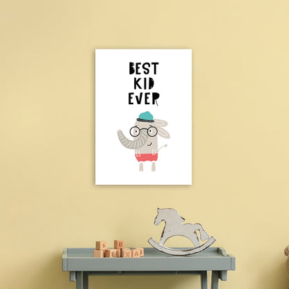 Avelena | Best Kid Ever Tiere Pop Art Druck von Pixy Paper