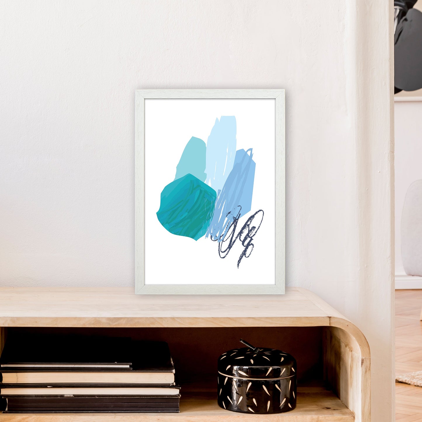 Avelena | Blaue Palette Zeichnungen Kunstdruck
