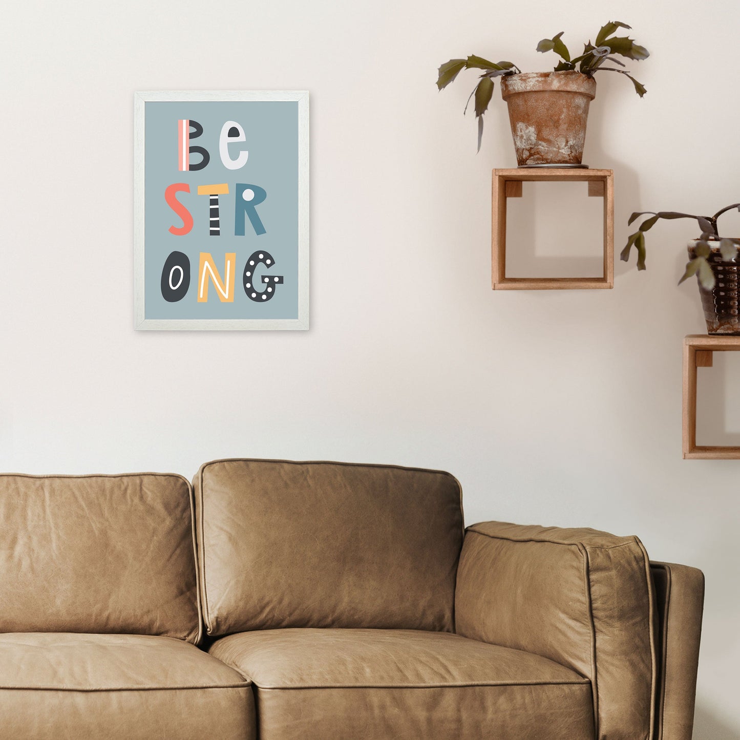 Avelena | Sei stark Neutral Kinder Kunstdruck von Pixy Paper