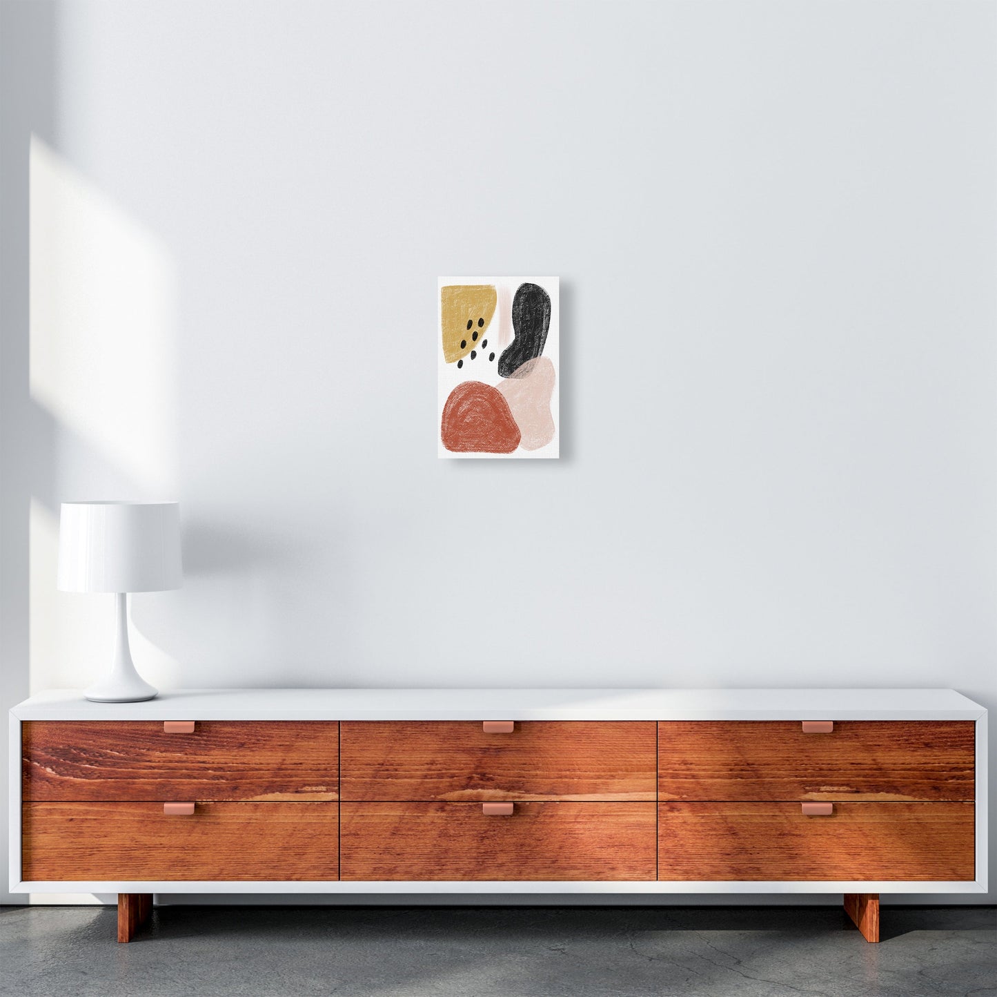 Avelena | Dalia Kritt Schwarz Punkte Form Kunstdruck Von Pixy Paper