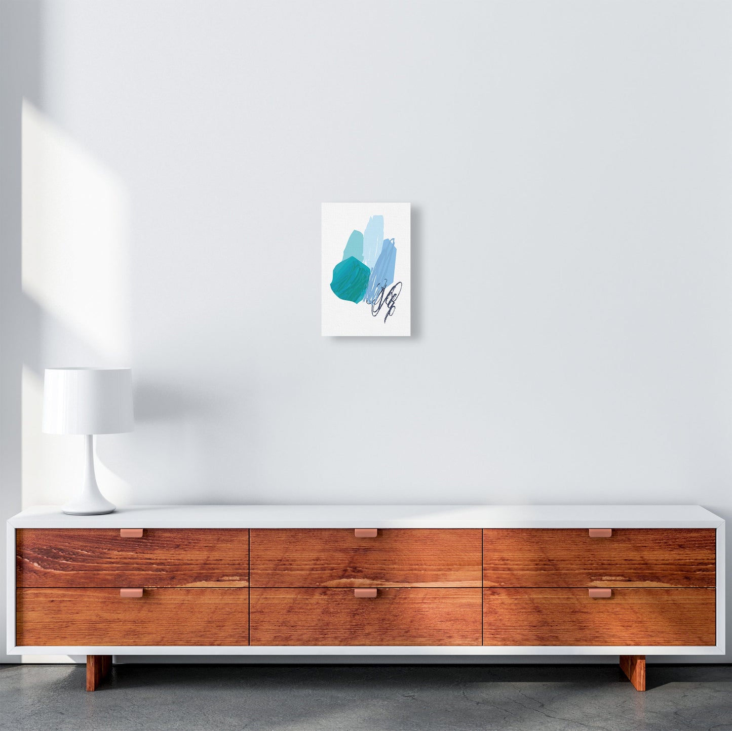 Avelena | Blaue Palette Zeichnungen Kunstdruck