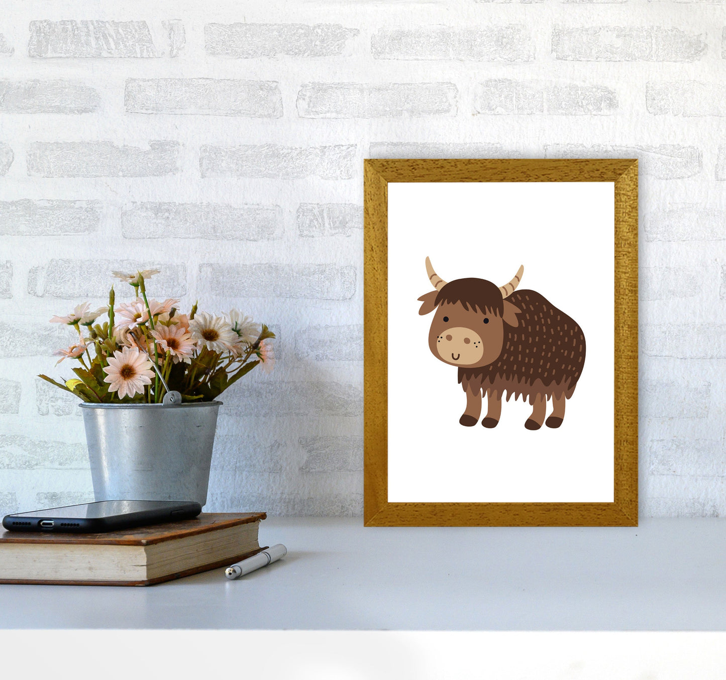 Avelena | Kinder Tiere, Yak Moderne Druck