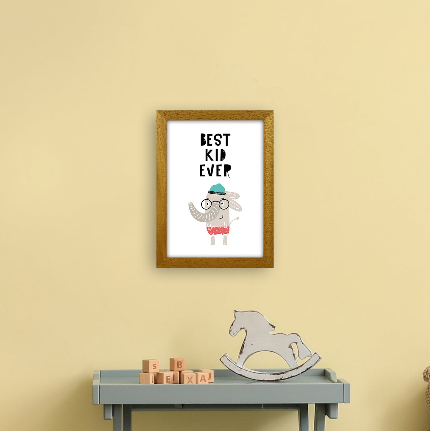 Avelena | Best Kid Ever Tiere Pop Art Druck von Pixy Paper