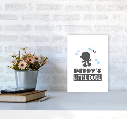 Avelena | Daddy's Little Dude Rahmen Kinderzimmer Kunstdruck