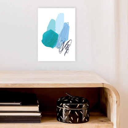 Avelena | Blaue Palette Zeichnungen Kunstdruck