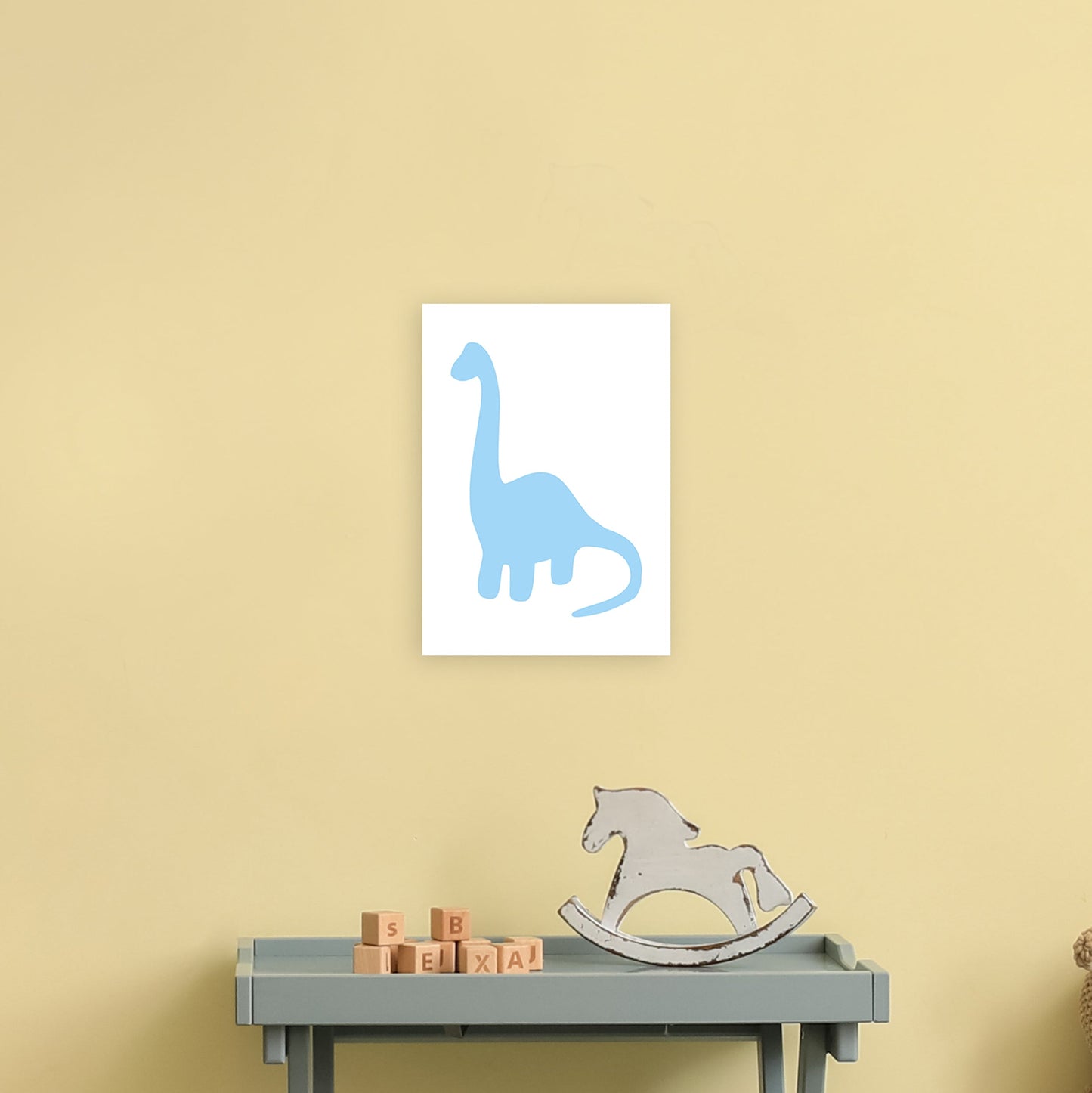Avelena | Brach Licht Blau Kunstdruck
