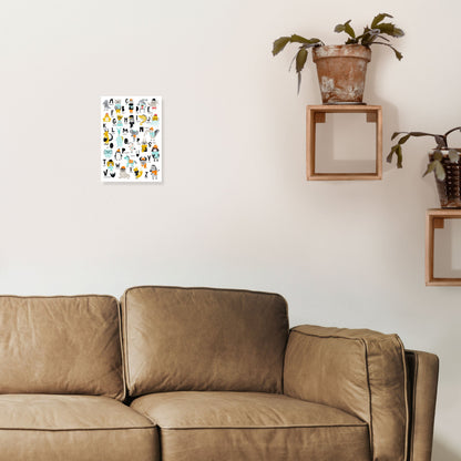 Avelena | ABC Tiere coole Kunstdruck