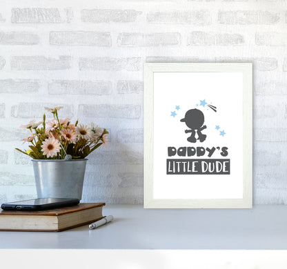 Avelena | Daddy's Little Dude Rahmen Kinderzimmer Kunstdruck
