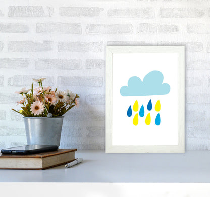 Avelena | Blau Regenhimmel Modern Druck