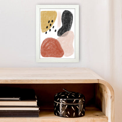 Avelena | Dalia Kritt Schwarz Punkte Form Kunstdruck Von Pixy Paper
