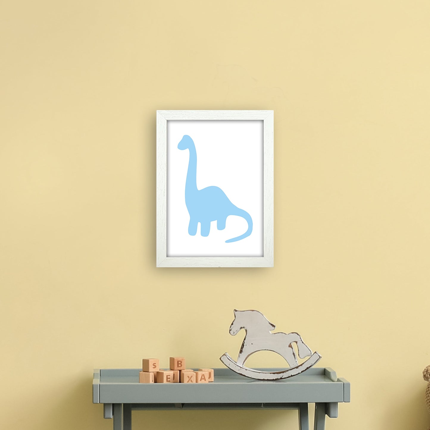 Avelena | Brach Licht Blau Kunstdruck