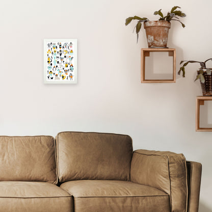 Avelena | ABC Tiere coole Kunstdruck