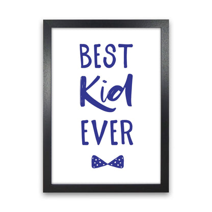 Avelena | Best Kid Ever Navy Rahmen Kinderzimmer Wandkunst Druck