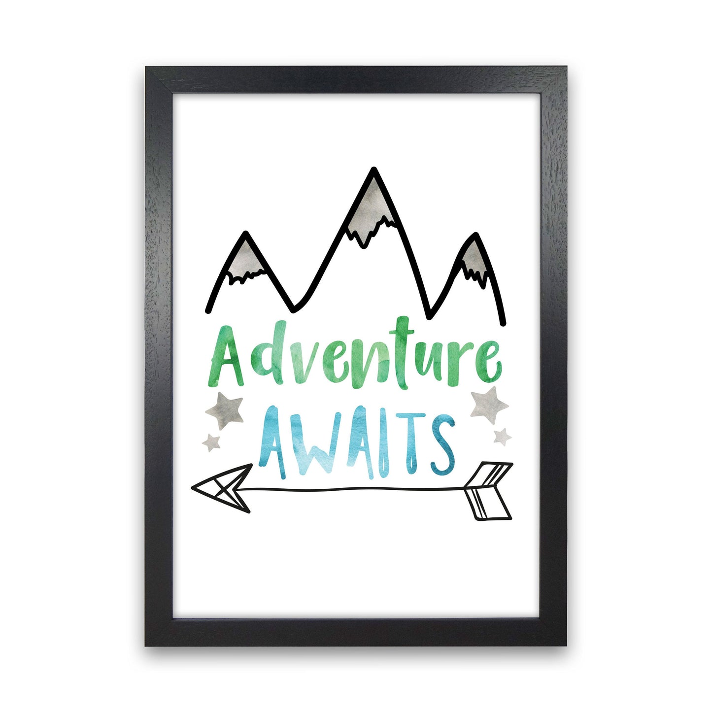 Avelena | Abenteuer warten Aquarell Modern Druck