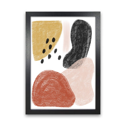 Avelena | Dalia Kritt Schwarz Punkte Form Kunstdruck Von Pixy Paper
