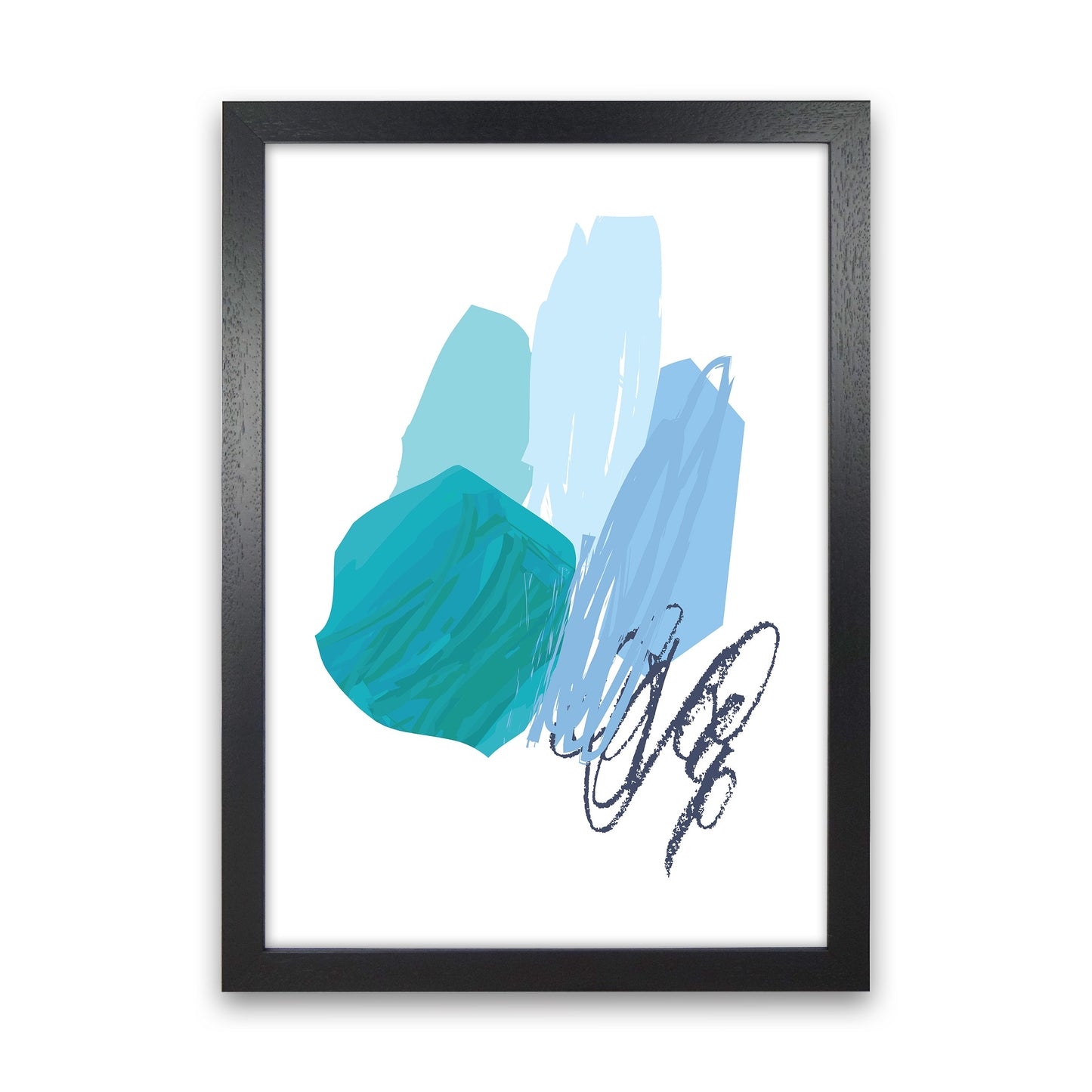 Avelena | Blaue Palette Zeichnungen Kunstdruck