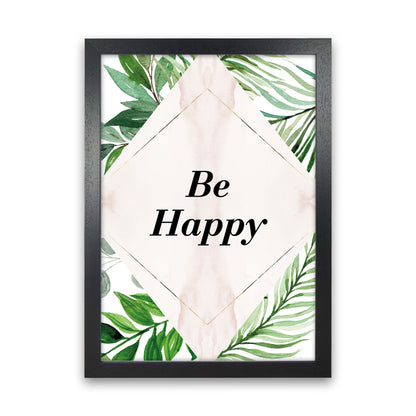 Avelena | Be Happy Exotisches Kunstdruck von Pixy Paper