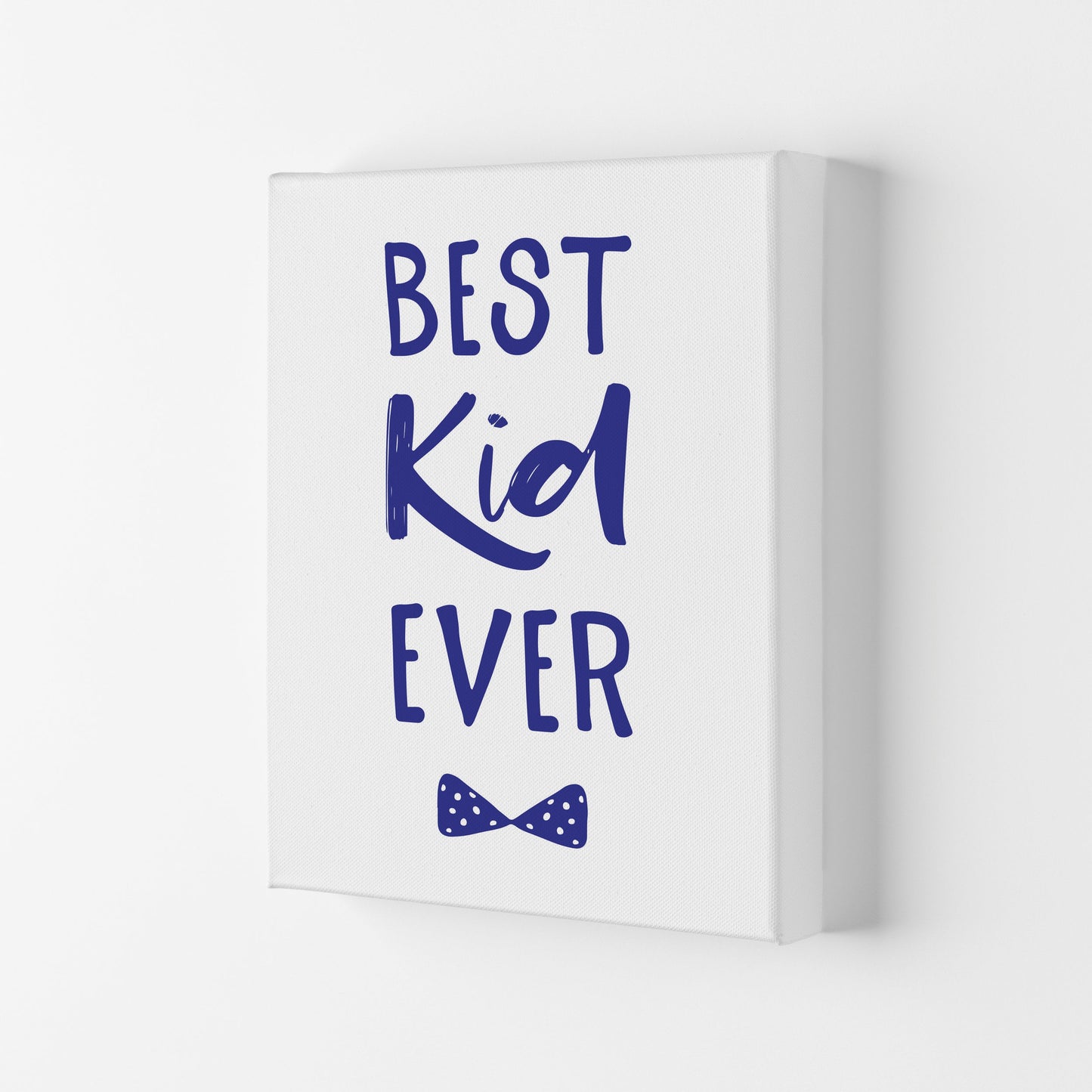 Avelena | Best Kid Ever Navy Rahmen Kinderzimmer Wandkunst Druck