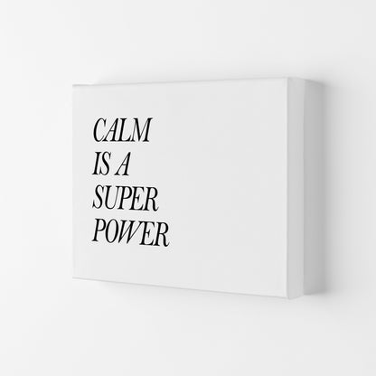 Avelena | Calm Is A Superpower Rahmen Typografie Wandkunstdruck