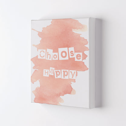 Avelena | Wähle Happy Peach Aquarell Moderne Druck
