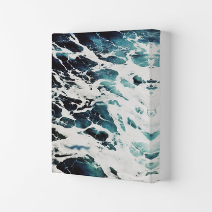 Avelena | Blau Weiß Wasser Moderne Druck, Rahmen Botanische & Natur Kunst Druck