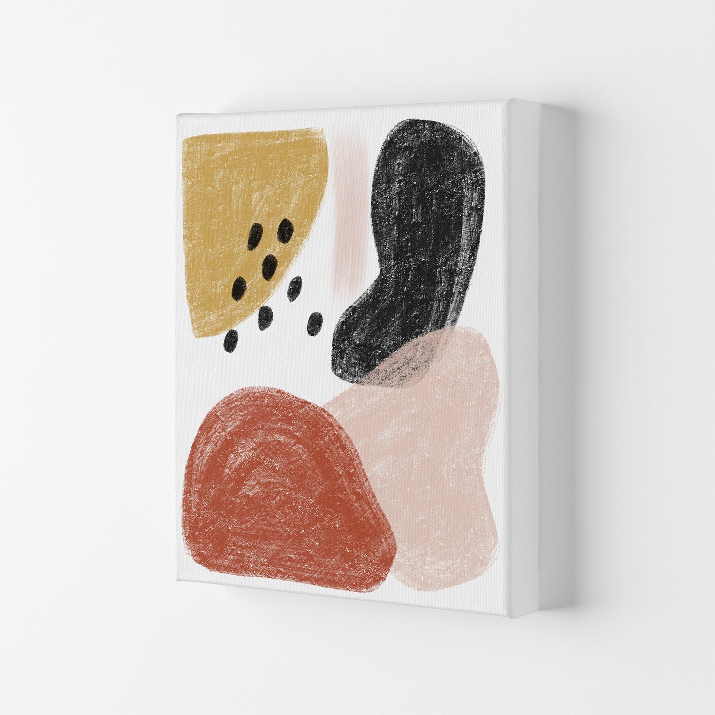 Avelena | Dalia Kritt Schwarz Punkte Form Kunstdruck Von Pixy Paper