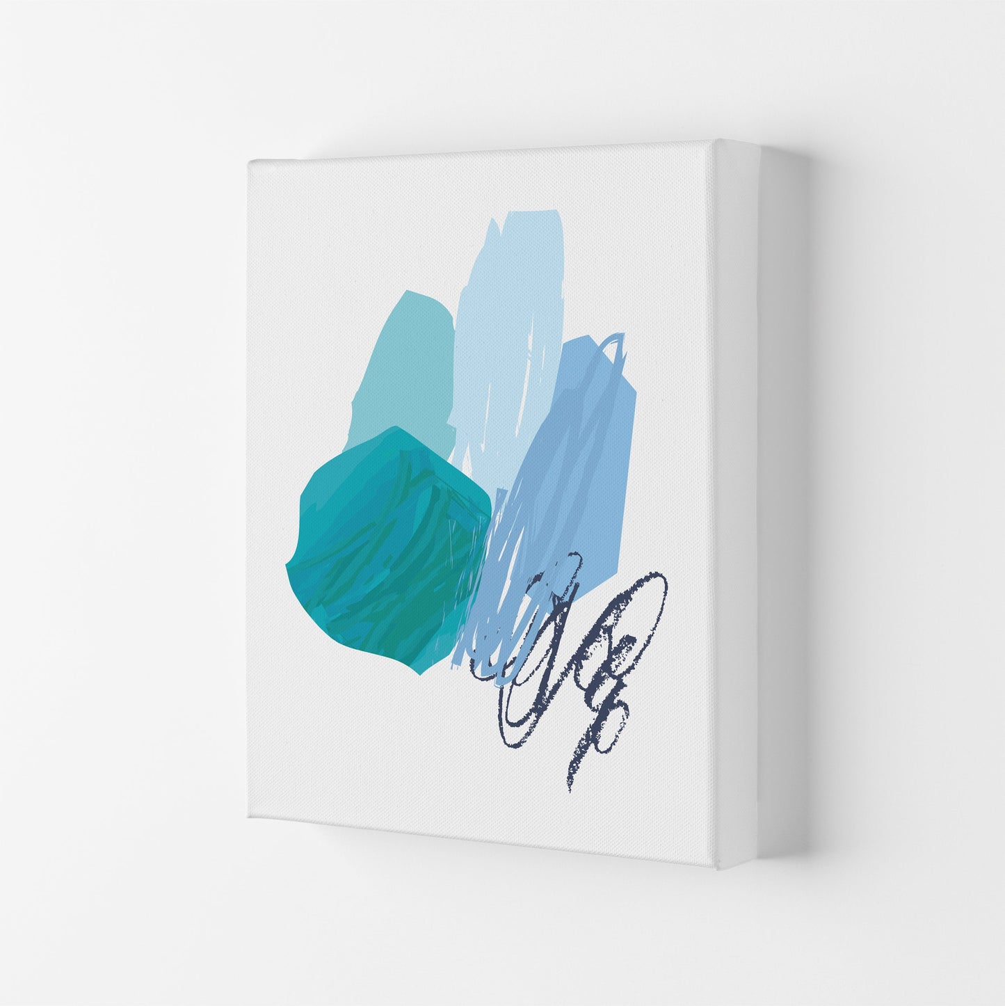 Avelena | Blaue Palette Zeichnungen Kunstdruck