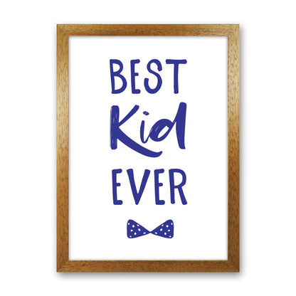 Avelena | Best Kid Ever Navy Rahmen Kinderzimmer Wandkunst Druck