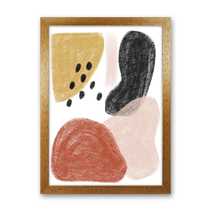 Avelena | Dalia Kritt Schwarz Punkte Form Kunstdruck Von Pixy Paper