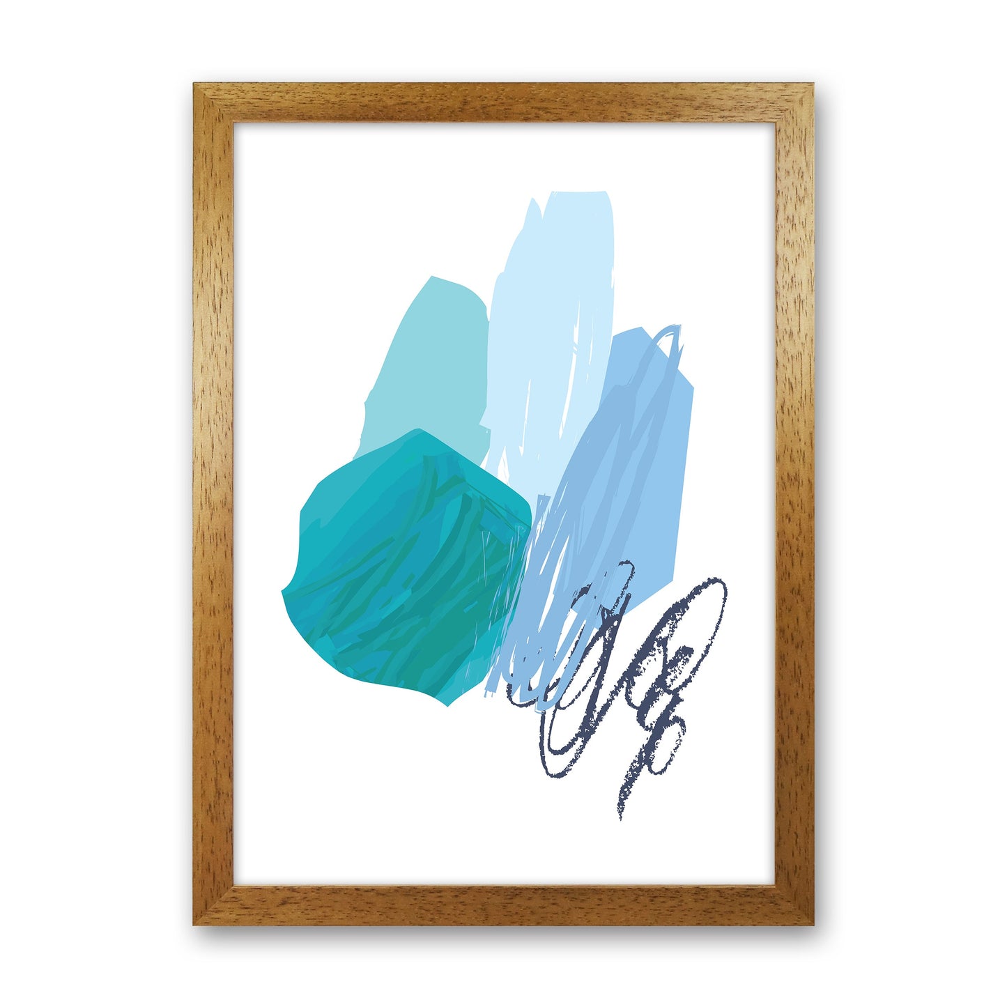 Avelena | Blaue Palette Zeichnungen Kunstdruck