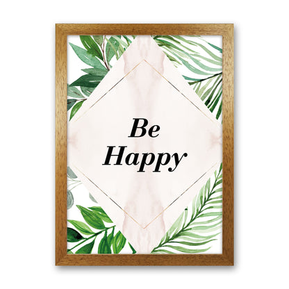 Avelena | Be Happy Exotisches Kunstdruck von Pixy Paper
