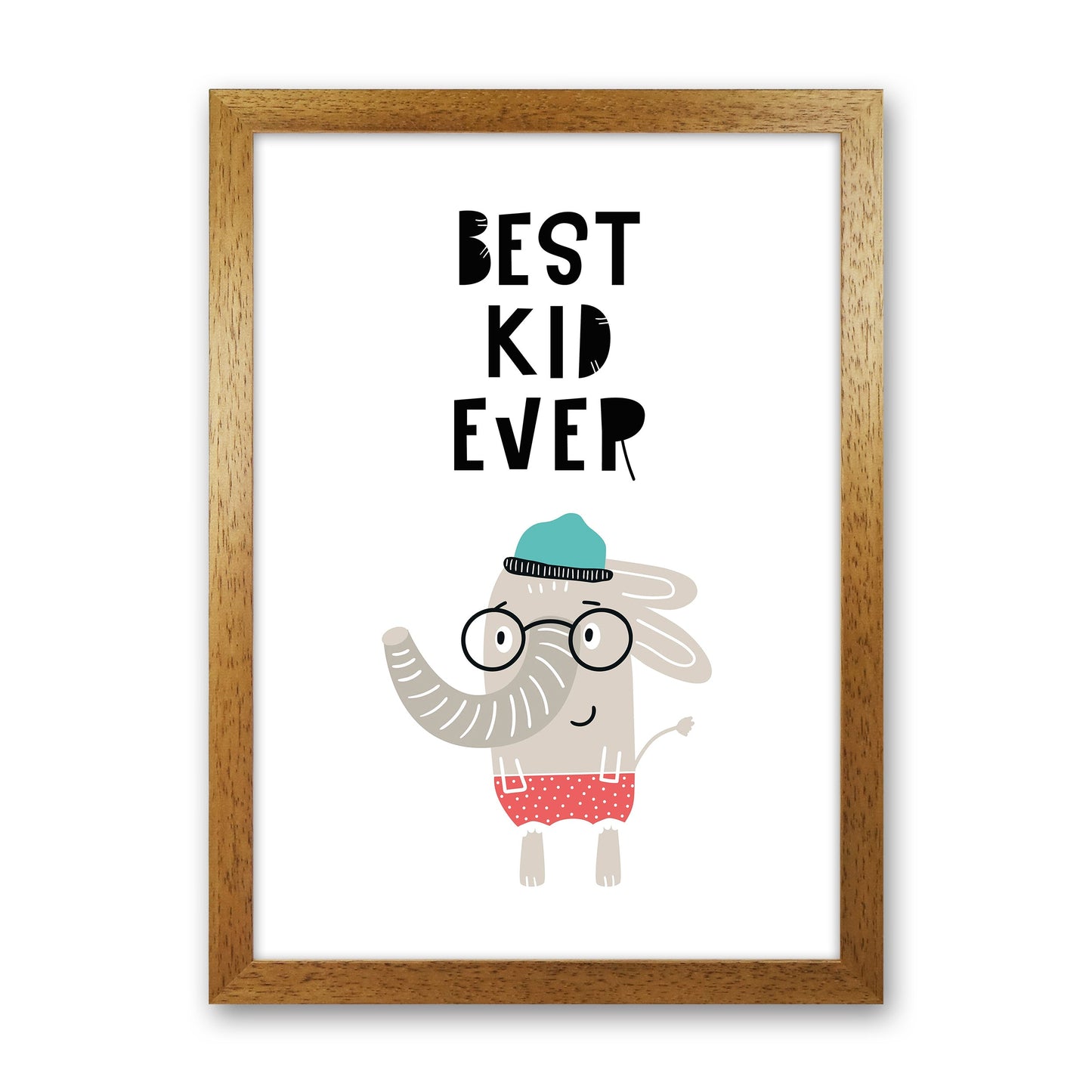 Avelena | Best Kid Ever Tiere Pop Art Druck von Pixy Paper