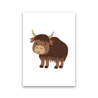 Avelena | Kinder Tiere, Yak Moderne Druck