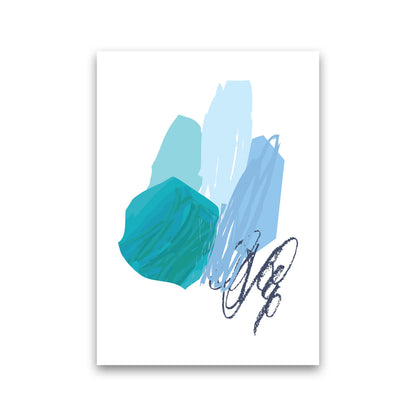 Avelena | Blaue Palette Zeichnungen Kunstdruck