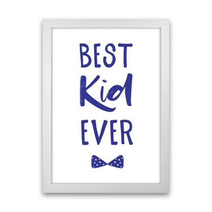 Avelena | Best Kid Ever Navy Rahmen Kinderzimmer Wandkunst Druck