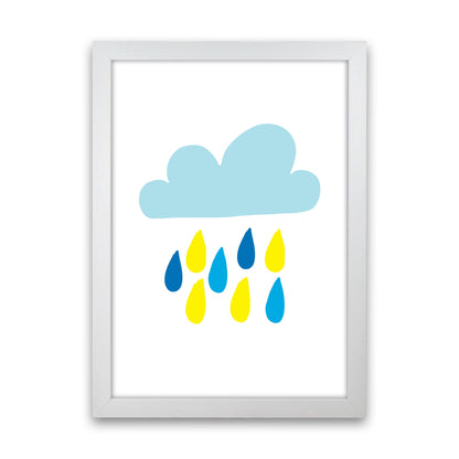 Avelena | Blau Regenhimmel Modern Druck