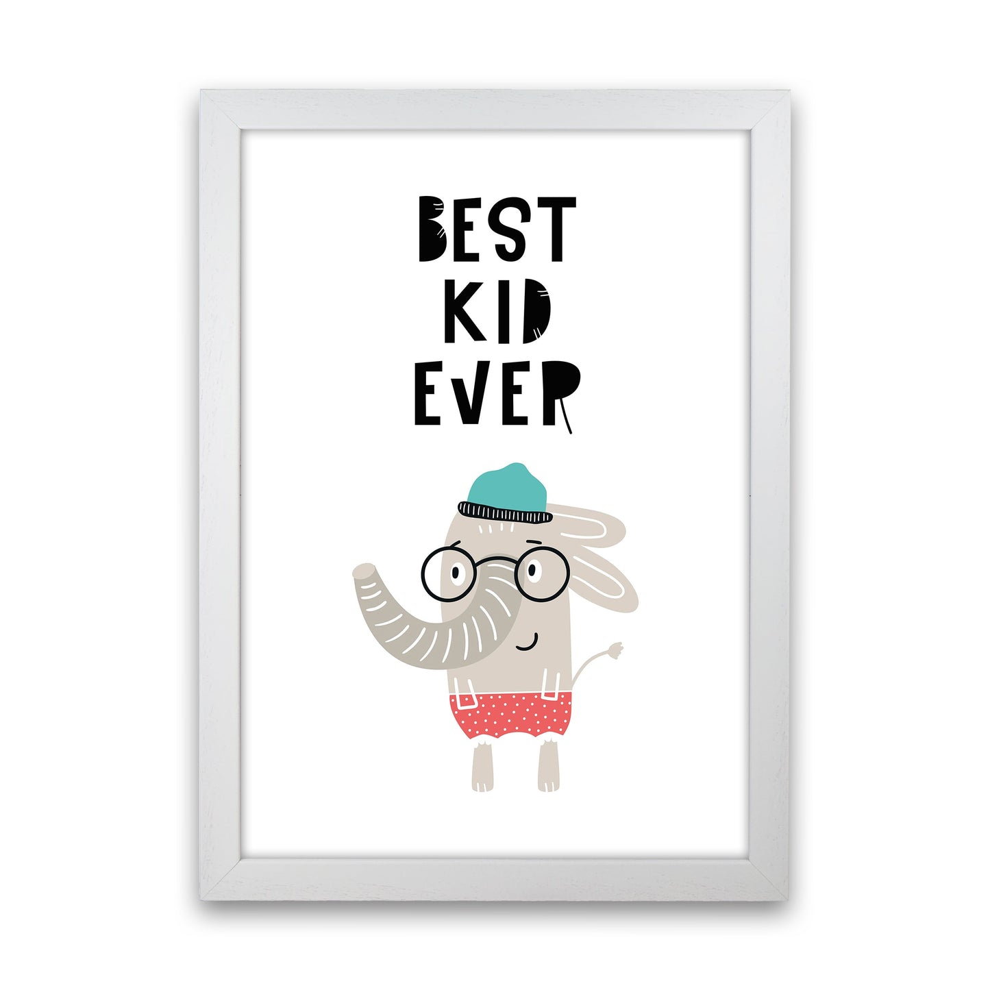 Avelena | Best Kid Ever Tiere Pop Art Druck von Pixy Paper