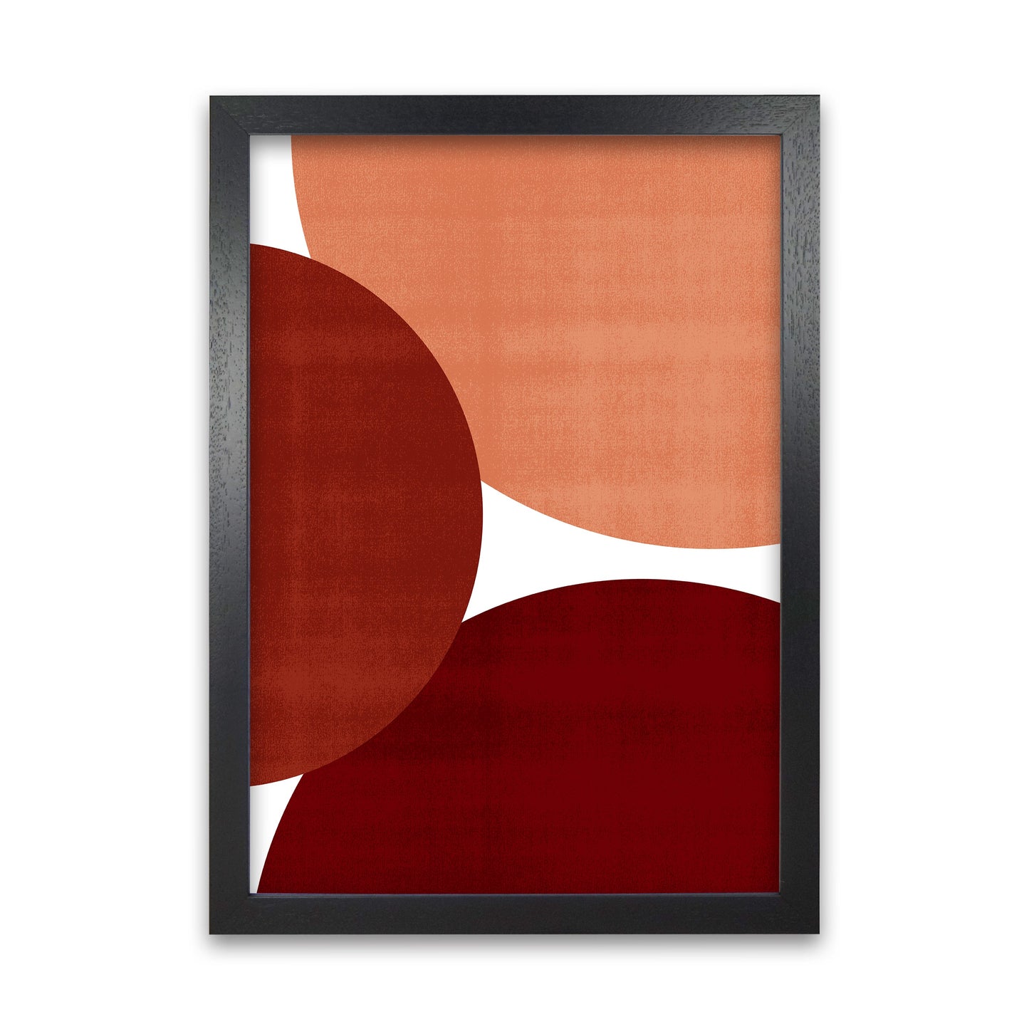 Avelena | Abstrakte Kunst Rott Original Moderne Gegenwartskunst Druck