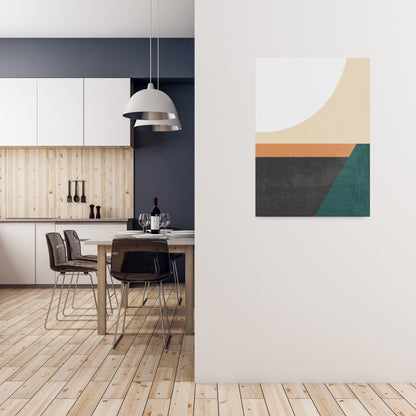 Avelena | Farbenfrohes Mid Century Modern Druck A
