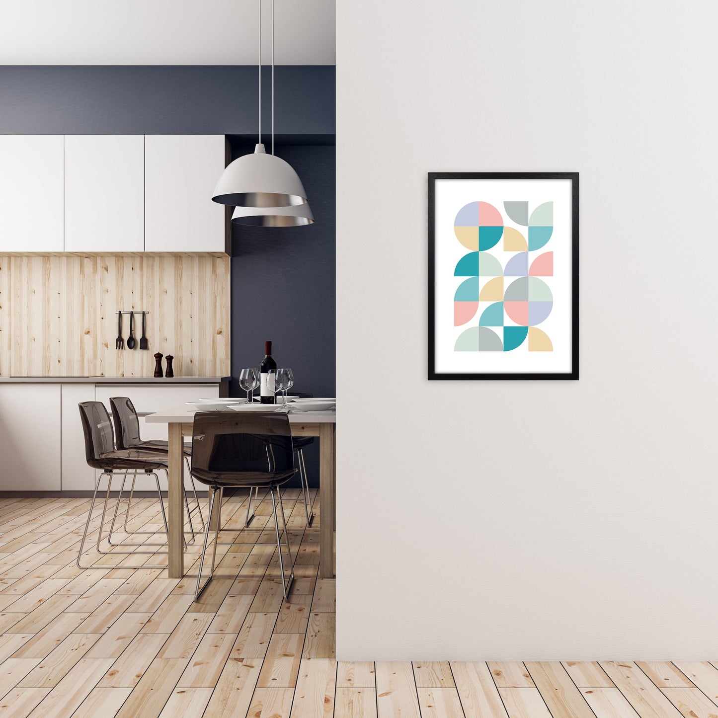 Avelena | Abstrakt Pastell Kindergarten Druck A