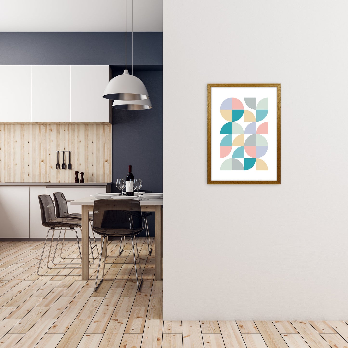 Avelena | Abstrakt Pastell Kindergarten Druck A