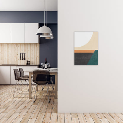 Avelena | Farbenfrohes Mid Century Modern Druck A