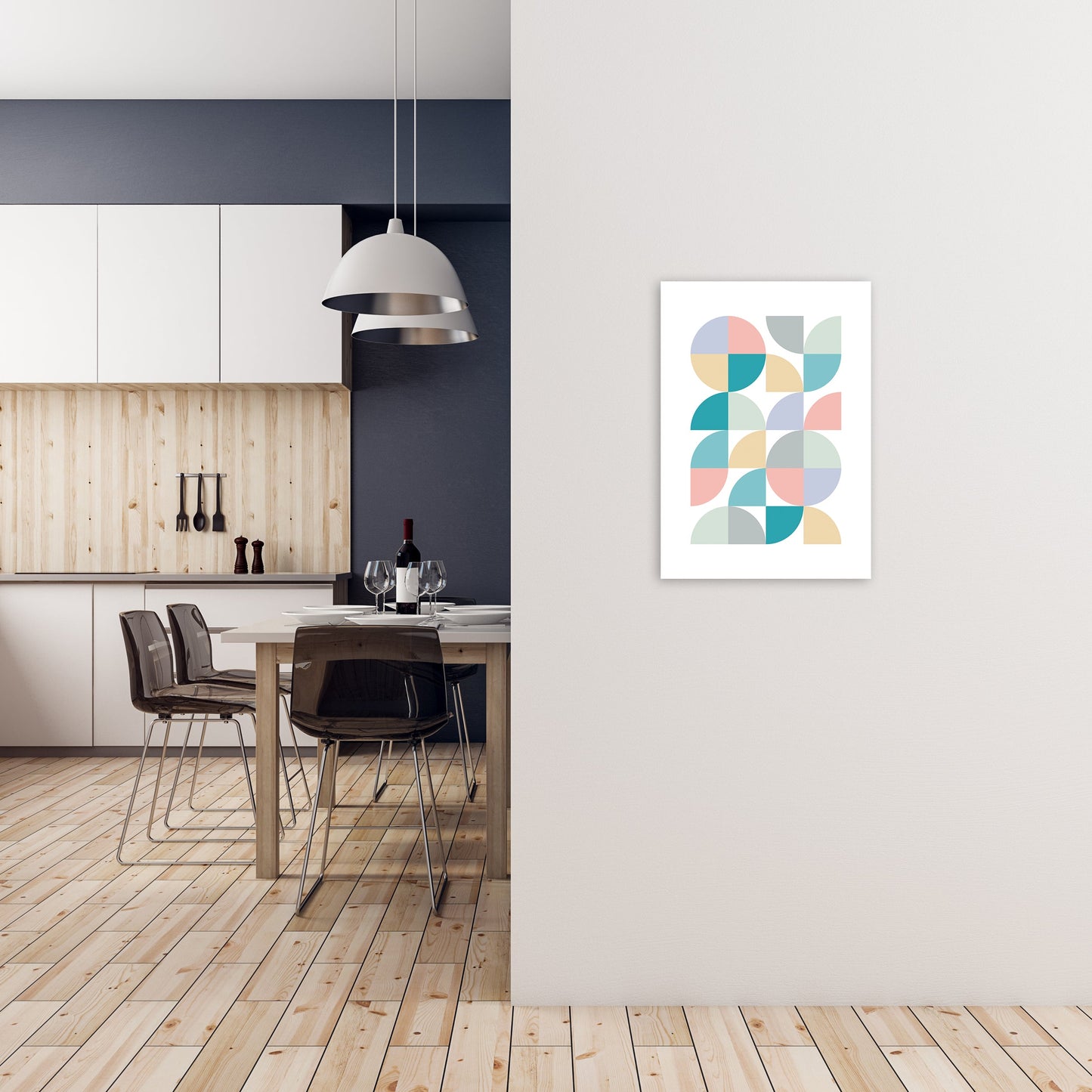 Avelena | Abstrakt Pastell Kindergarten Druck A