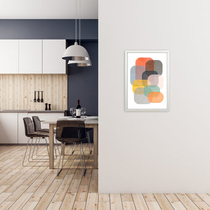 Avelena | Farbige Abstrakte Form Wandkunst A