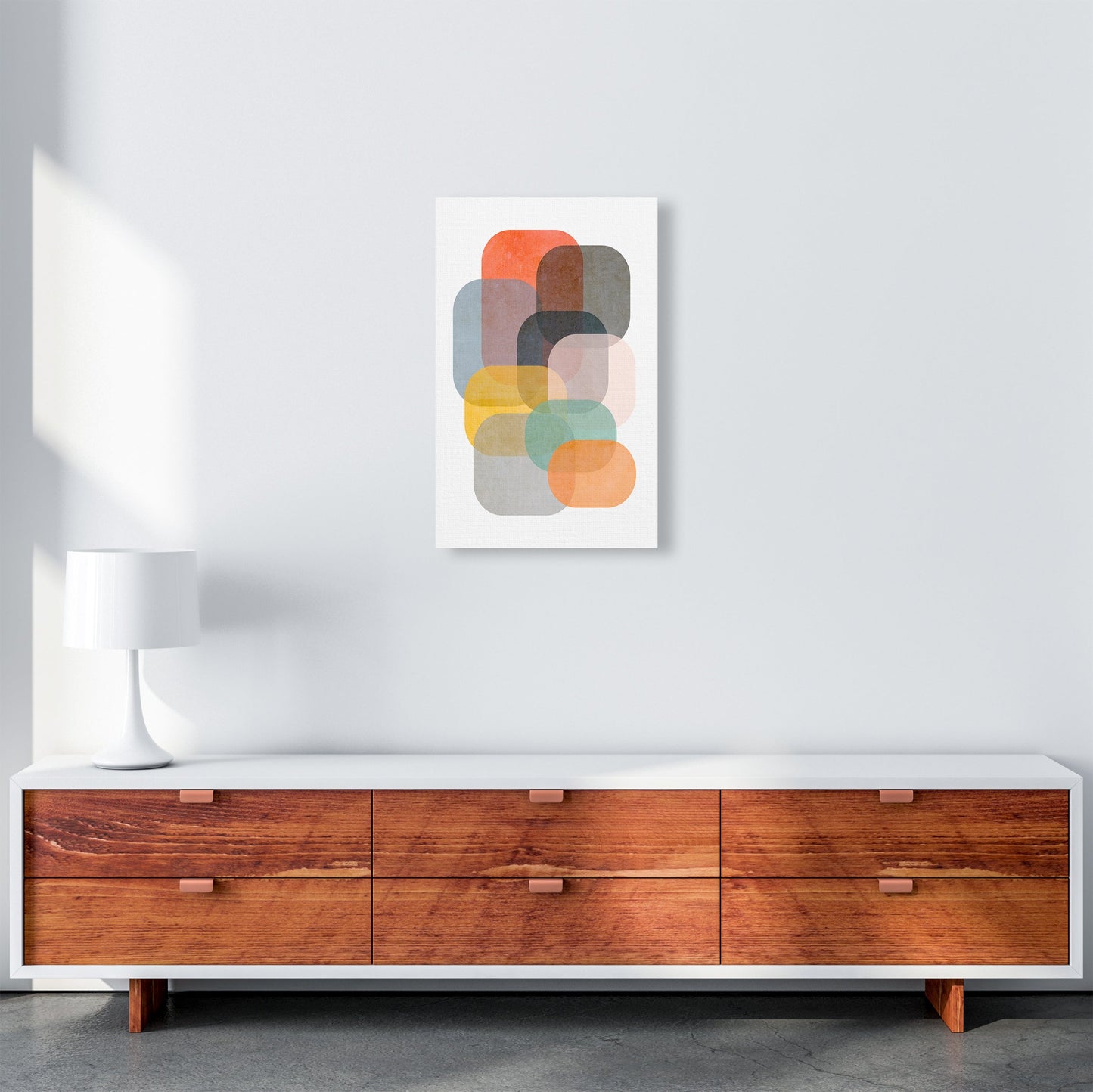 Avelena | Farbige Abstrakte Form Wandkunst A