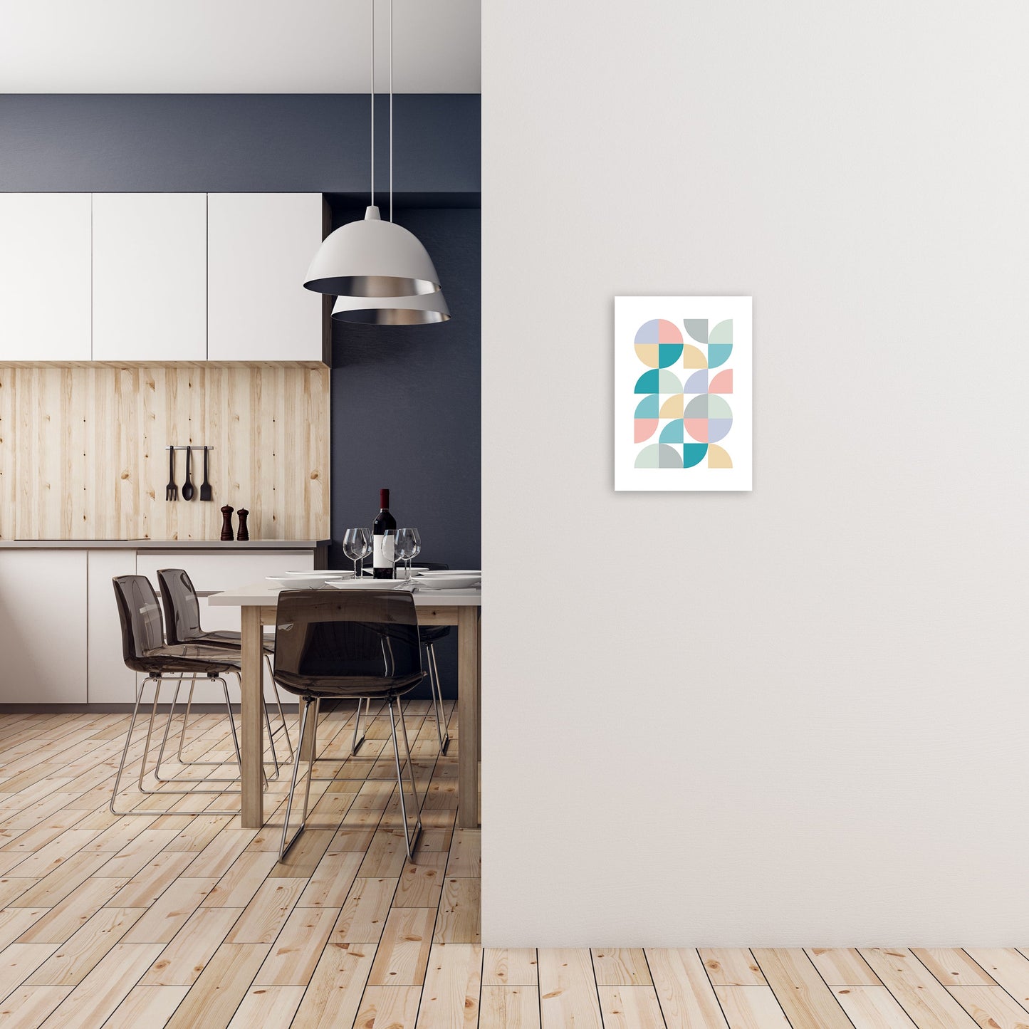 Avelena | Abstrakt Pastell Kindergarten Druck A