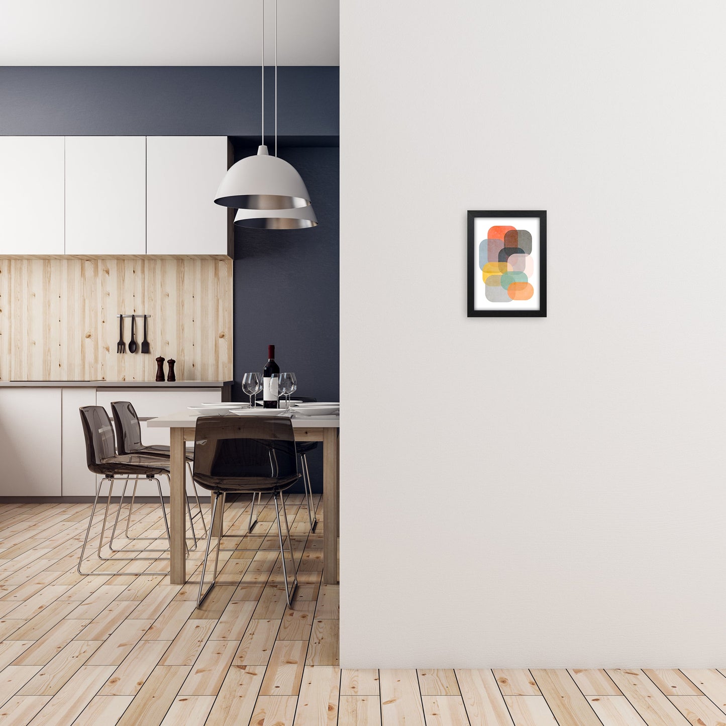 Avelena | Farbige Abstrakte Form Wandkunst A