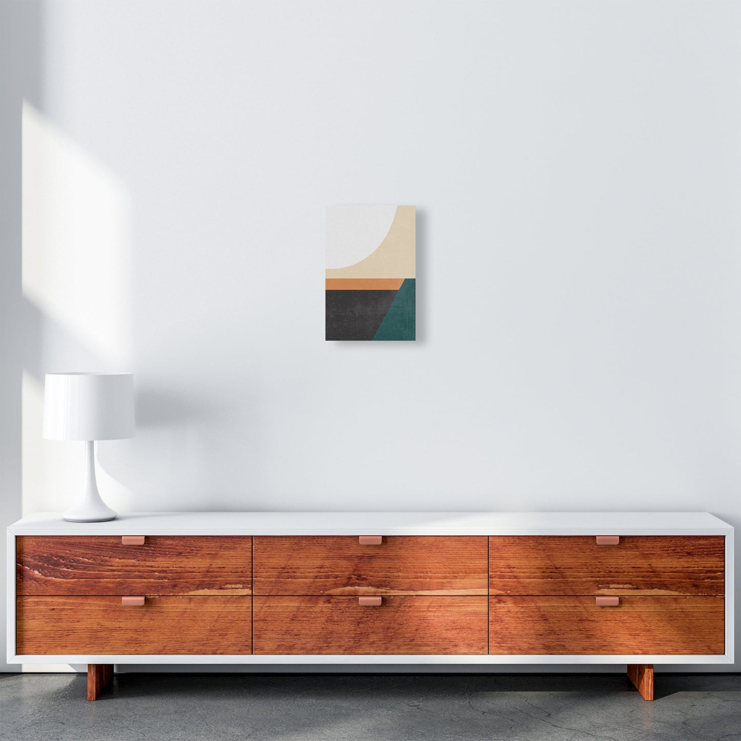 Avelena | Farbenfrohes Mid Century Modern Druck A