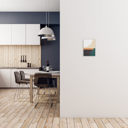Avelena | Farbenfrohes Mid Century Modern Druck A